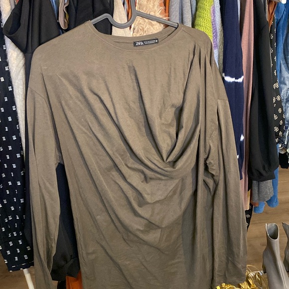 Zara Neck Detailed Blouse - Picture 1 of 2